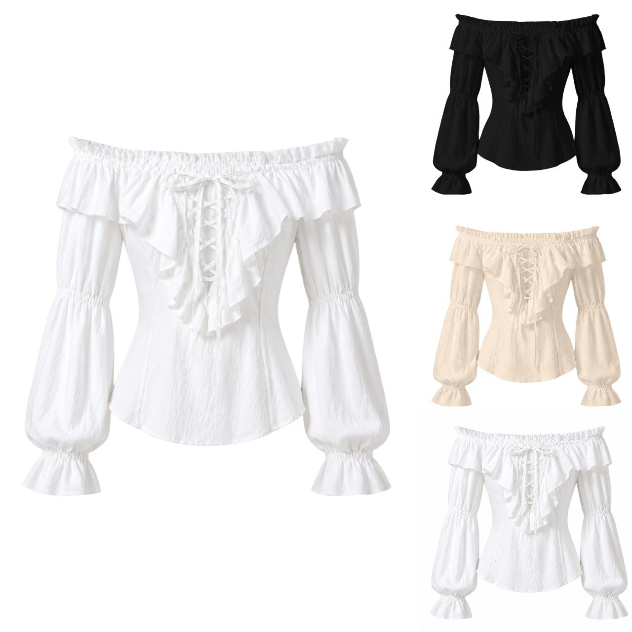 Blouses - Blouse de pirate pour femmes, costume