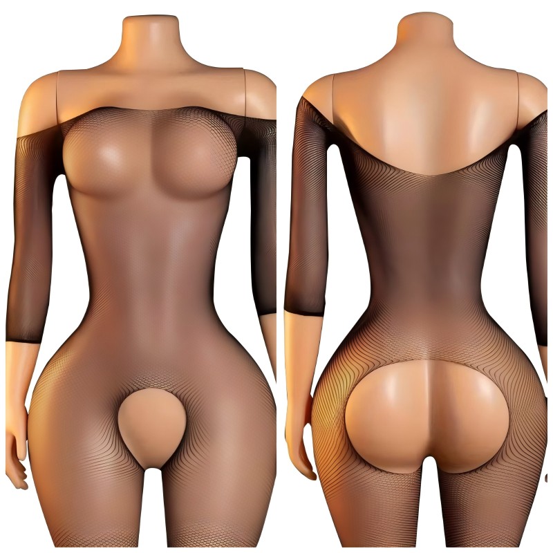 Lingerie - Collants sexy sans entrejambe pour femme,