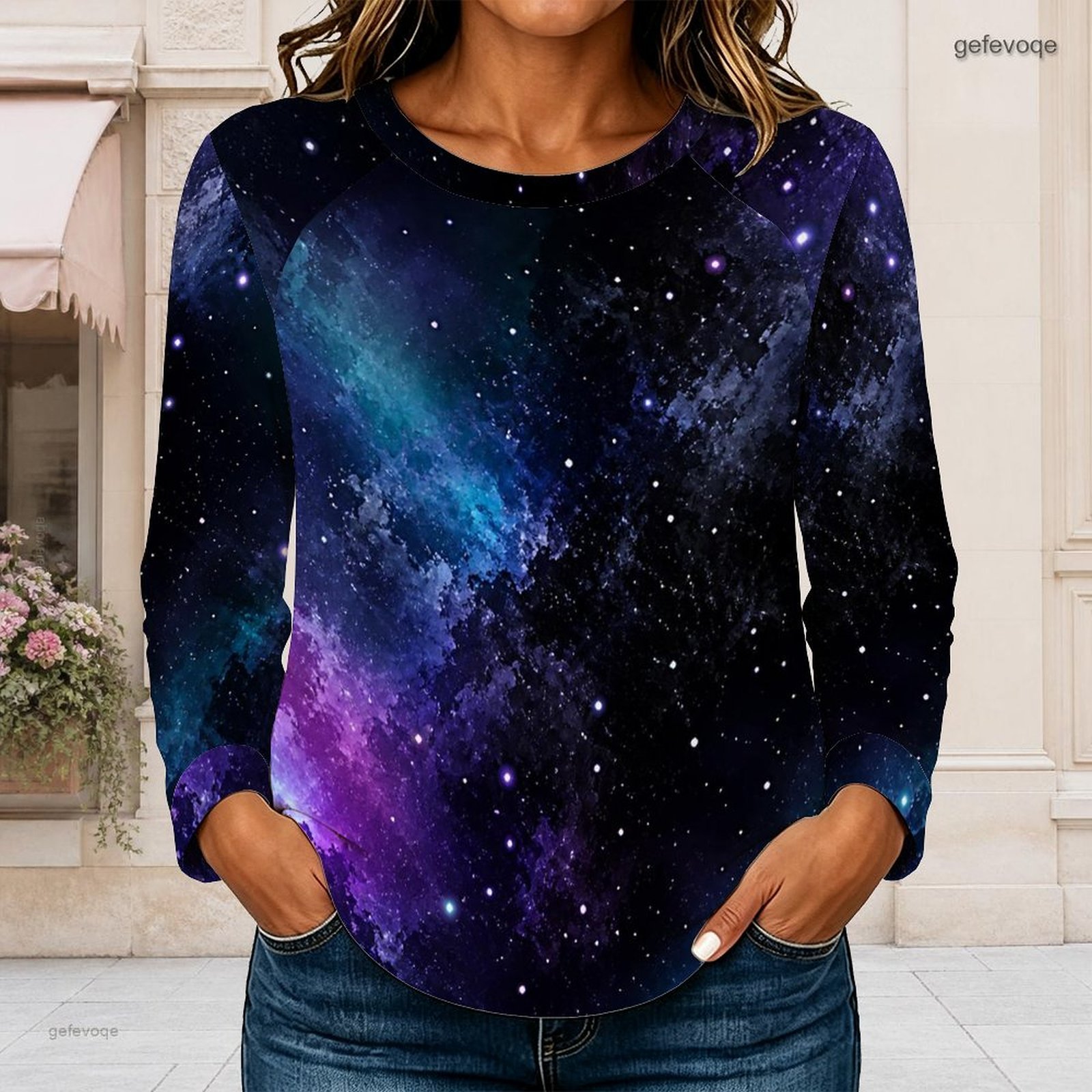 Blouses - T-shirt à manches longues raglan à