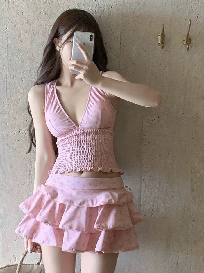 Skirts - Maillot de bain tankini amincissant pour