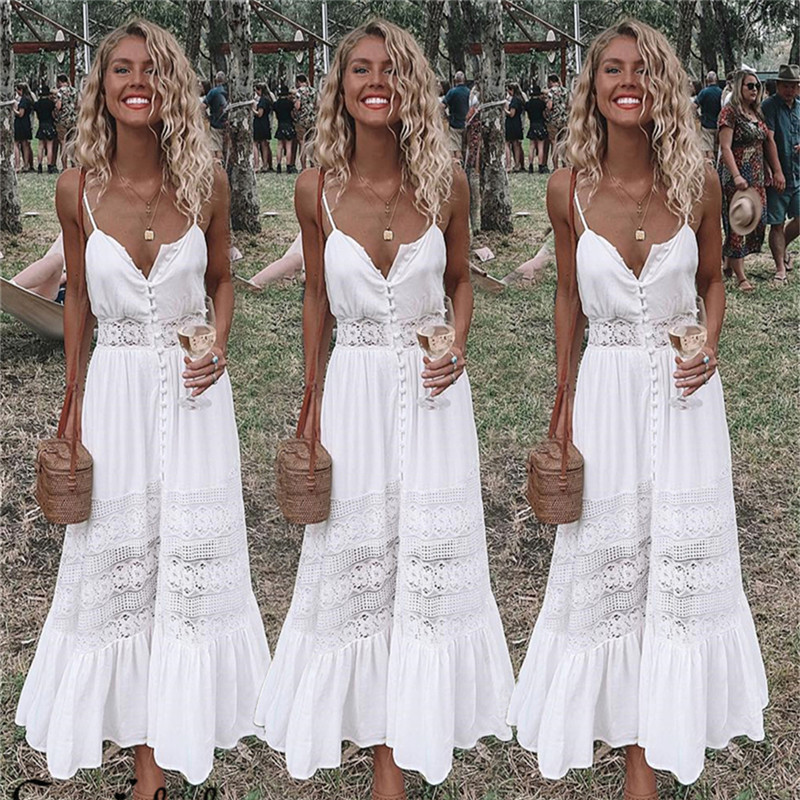 Robe de soleil mi-longue en de - French Vintage Floral Midi Dress avis et prix