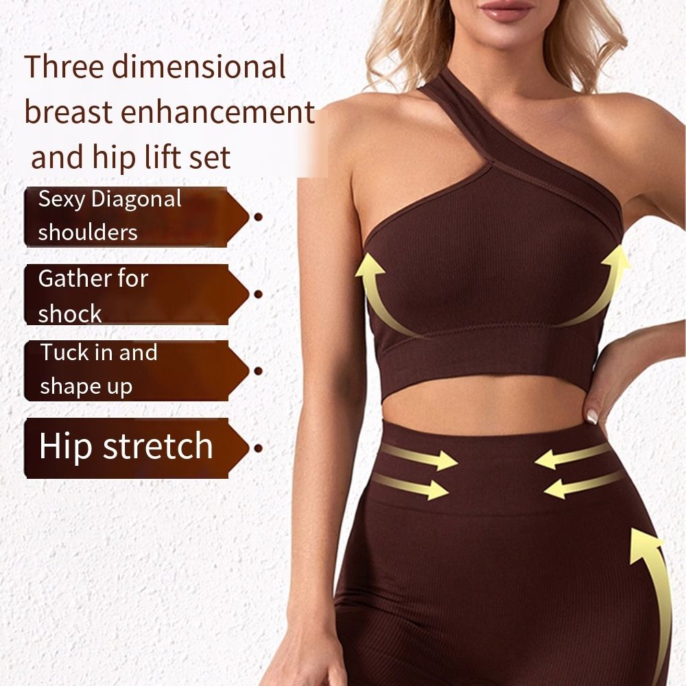 Ensemble de 2 pièces décontrac - Seamless Ribbed Workout Tank Top avis et prix