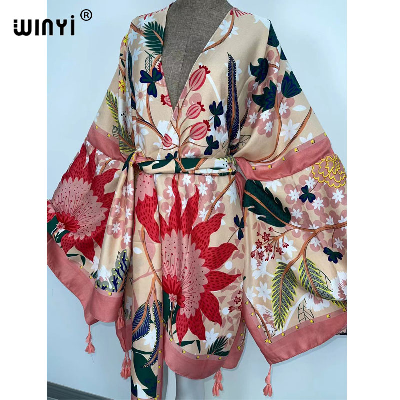 WINYI Robes d'automne pour fem - Boho Summer Beach Maxi Dress avis et prix